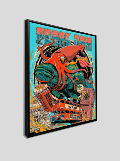 Pearl Jam  London Poster -Canvas Music Lovers
