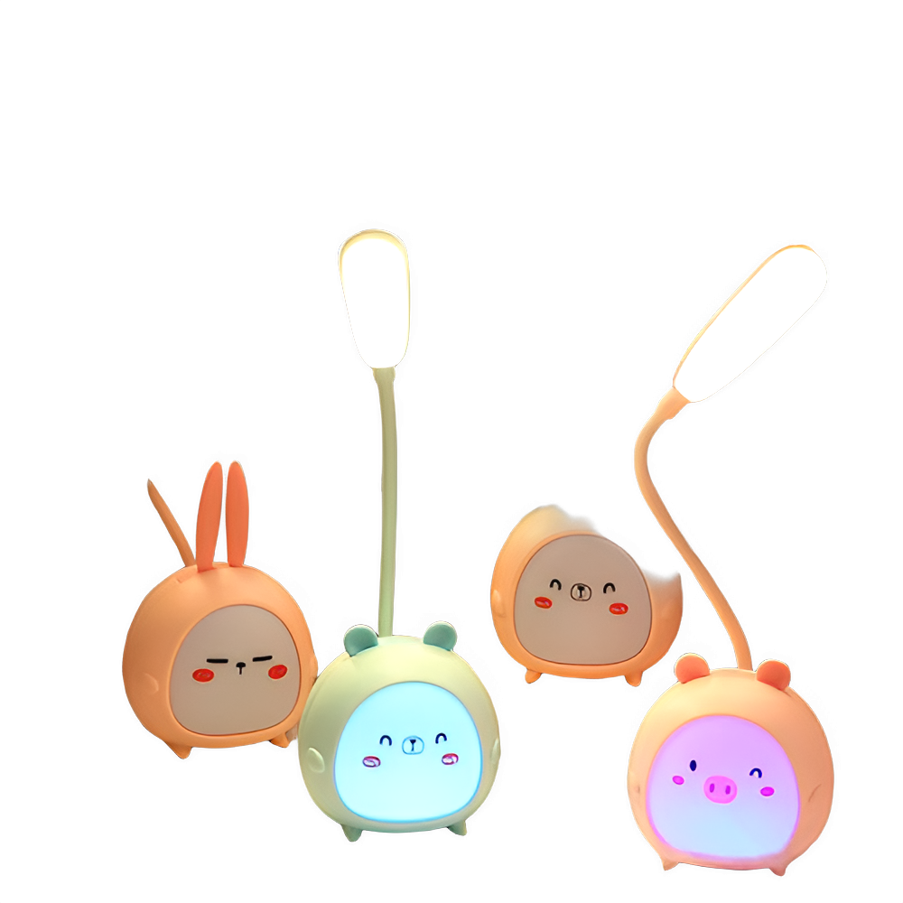 USB LED Desk Lamp Rabbit Light Cute Cartoon Lamp USB Rechargeable LED Reading Light Eye Protection Colorful Night Light New Éditions Traditions & Modernité Inc. 184322838;2026054;1777904491BgfRc