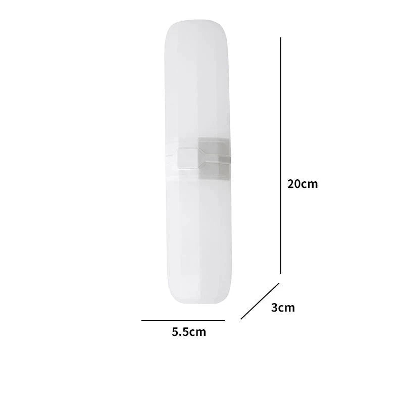 Portable Toothpaste Toothbrush Protect Holder Case Travel Camping Storage Box Protect Toothbrush Toothpaste from Dirt and Damage Éditions Traditions & Modernité Inc. 186083543;20260613;1781386351zn2z4