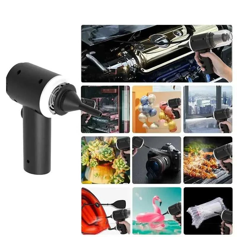 9000Pa Wireless Car Vacuum Cleaner USB Charging 1200mAh Portable Cleaning Appliance Mini Wet and Dry Vacuum Cleaner Household Éditions Traditions & Modernité Inc. 186226115;20260617;1781706444KTQOY