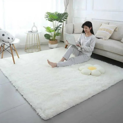 VIKAMA Tie-Dye Plush Carpet Living Room Decoration Soft Fluffy Home Mat Children's Room Baby Crawling Non-Slip Blanket Éditions Traditions & Modernité Inc. 186083195;20260613;1781386245LjUFR