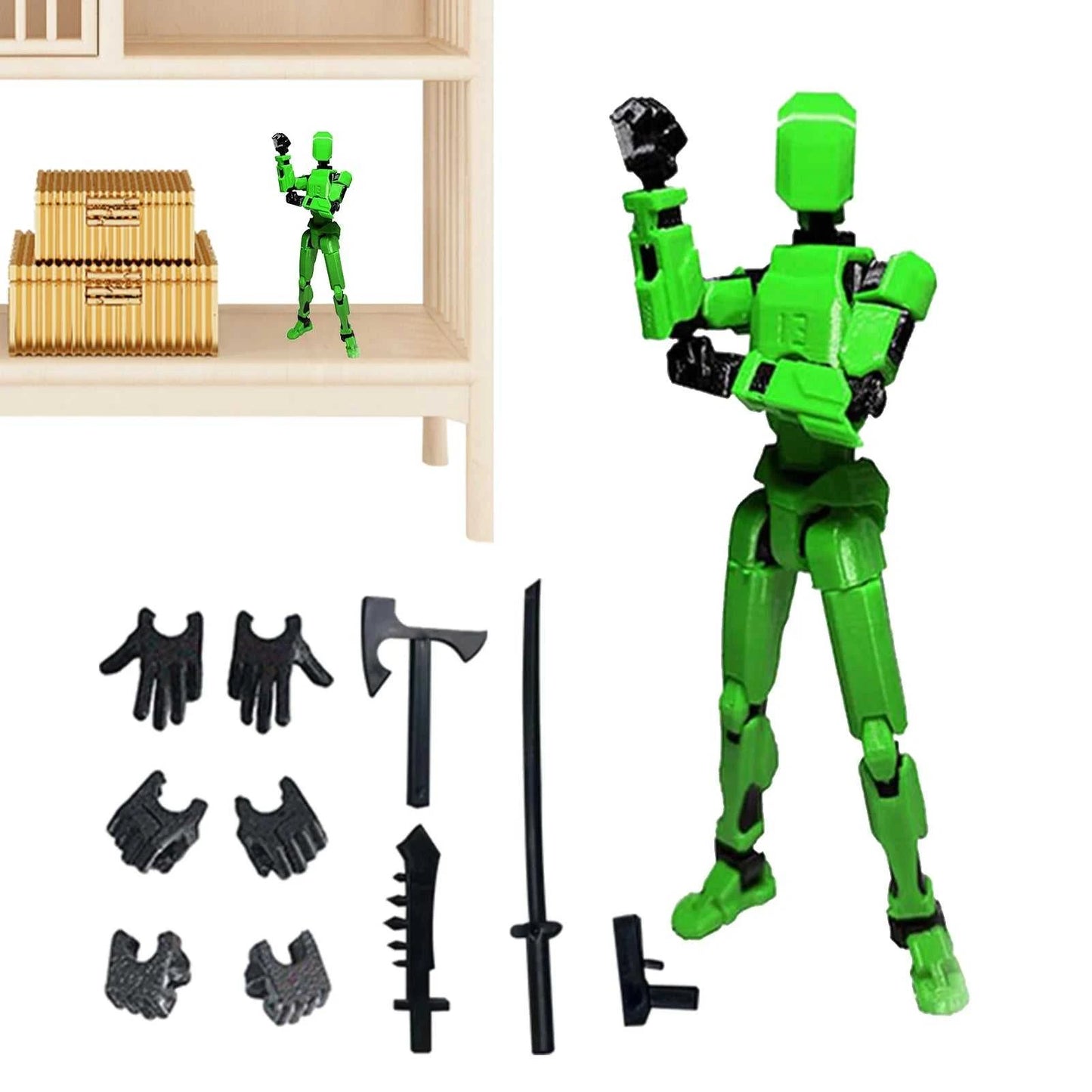 1PCS 13 Joints Figure Articulate Movable Dummy Doll Diy Assembly Toy 3D Printed Action Figure Stop Motion Animation Dummy Éditions Traditions & Modernité Inc. 186225923;20260617;1781706257Dw8aY
