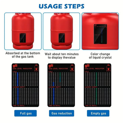 Gas Indicator Level Practical Propane Butane LPG Fuel Gas Tank Level Indicator For Measurement Of Gases At The Adhesive Product