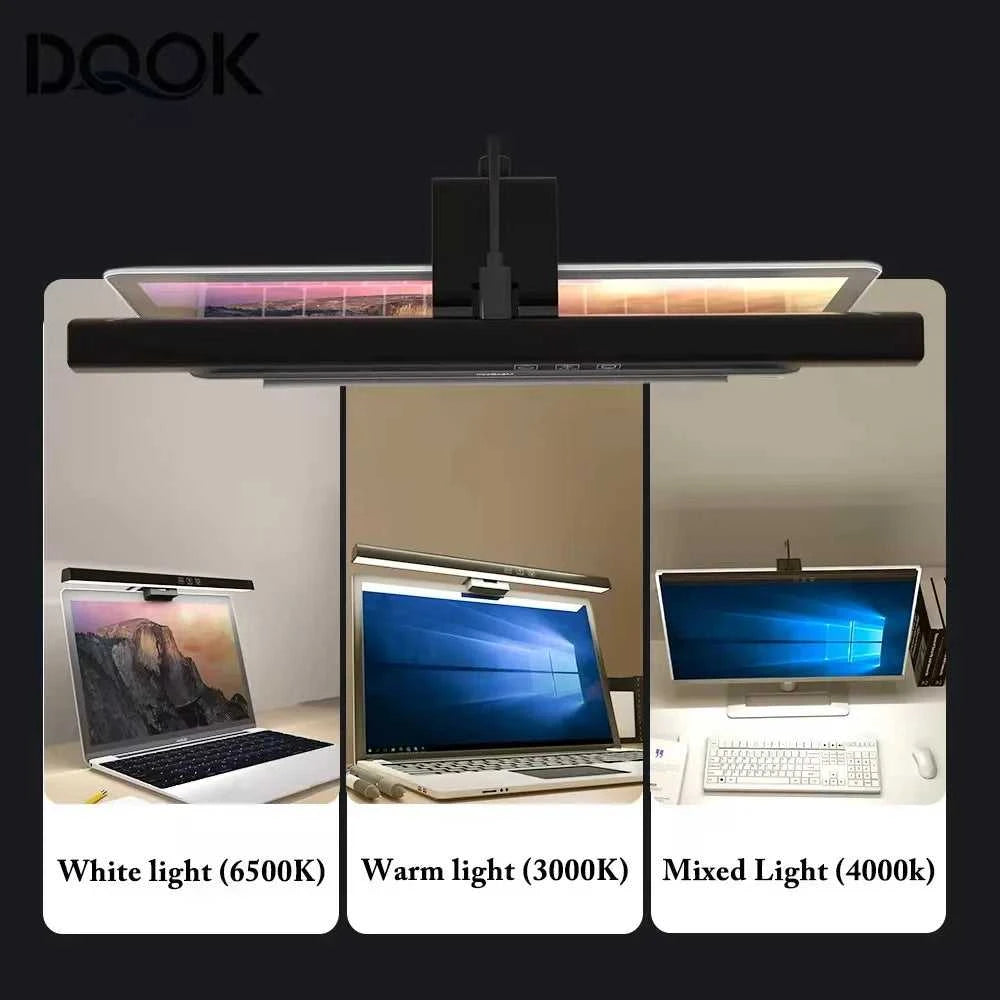 Screen LED Bar Desk Lamp PC Computer Laptop Screen Lamp Hanging Light Bar Table Lamp Office Study Reading Light For LCD Monito