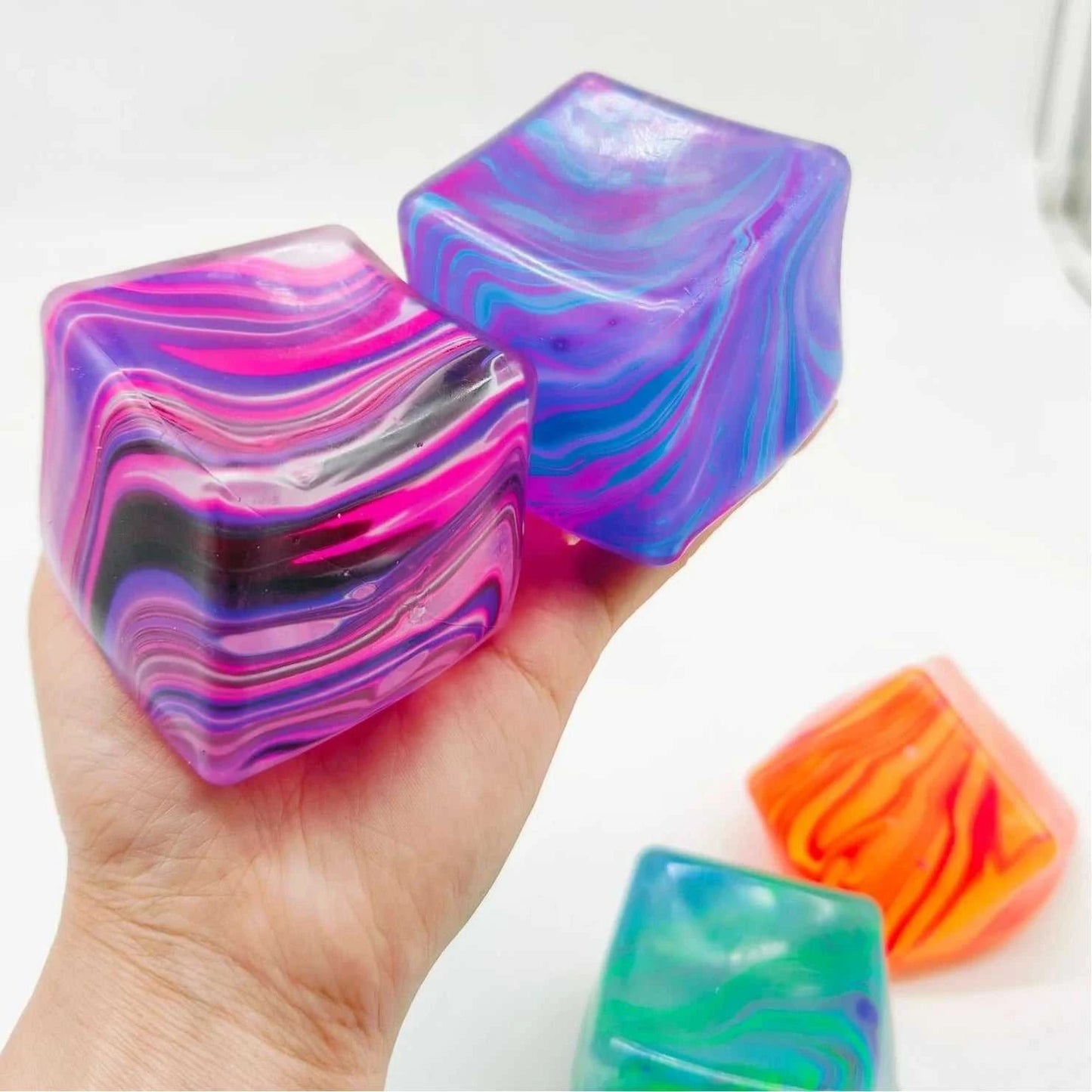 Needoh Soft and Glutinous Sensory Stress-relief Toy Cube Filled with Gel Stretchable Ball Soft Ice blind box Slow Rebound Éditions Traditions & Modernité Inc. 186082165;20260613;1781385866ZGj86
