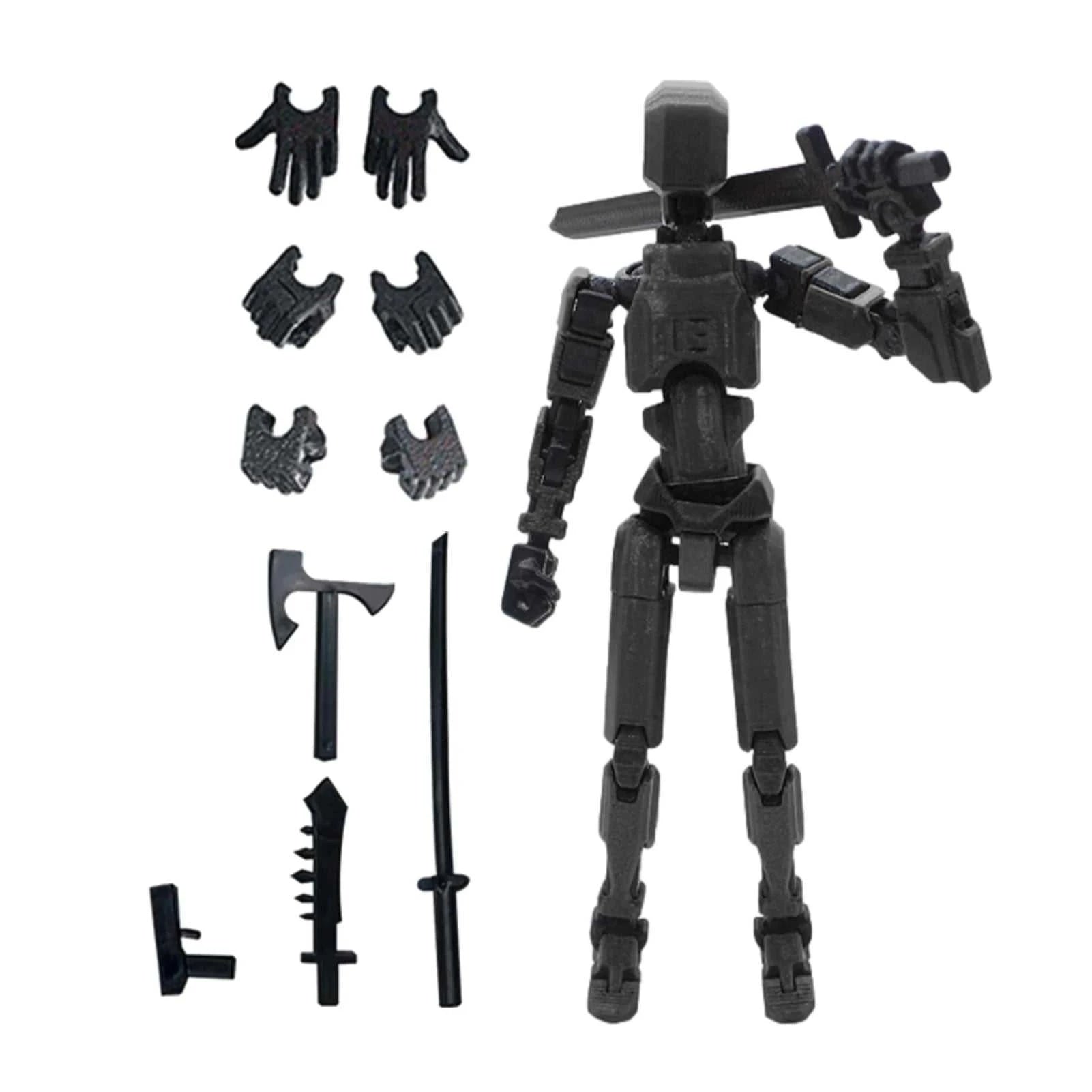 1PCS 13 Joints Figure Articulate Movable Dummy Doll Diy Assembly Toy 3D Printed Action Figure Stop Motion Animation Dummy Éditions Traditions & Modernité Inc. 186225923;20260617;1781706257Dw8aY