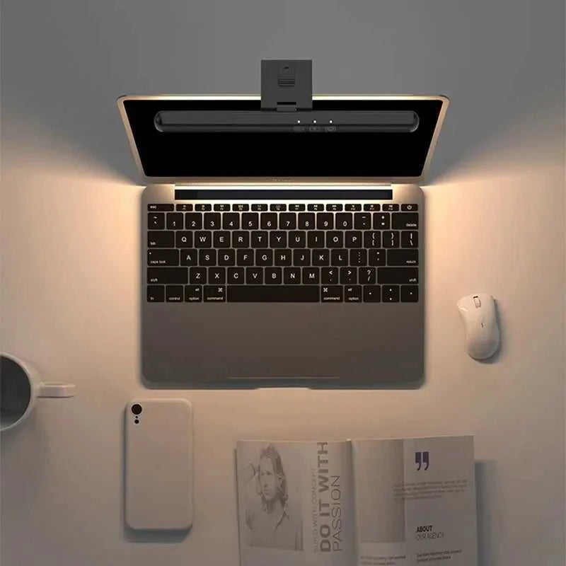 LED Screen Desk Lamp Eye Protection Stepless Dimming USB Night Lights Computer Screen Clip Monitor Learning Reading Table Lamps