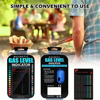 Gas Indicator Level Practical Propane Butane LPG Fuel Gas Tank Level Indicator For Measurement Of Gases At The Adhesive Product