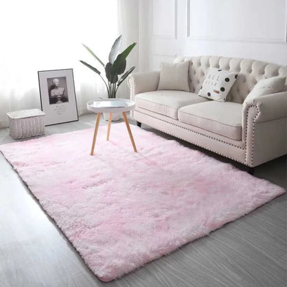 VIKAMA Tie-Dye Plush Carpet Living Room Decoration Soft Fluffy Home Mat Children's Room Baby Crawling Non-Slip Blanket Éditions Traditions & Modernité Inc. 186083195;20260613;1781386245LjUFR