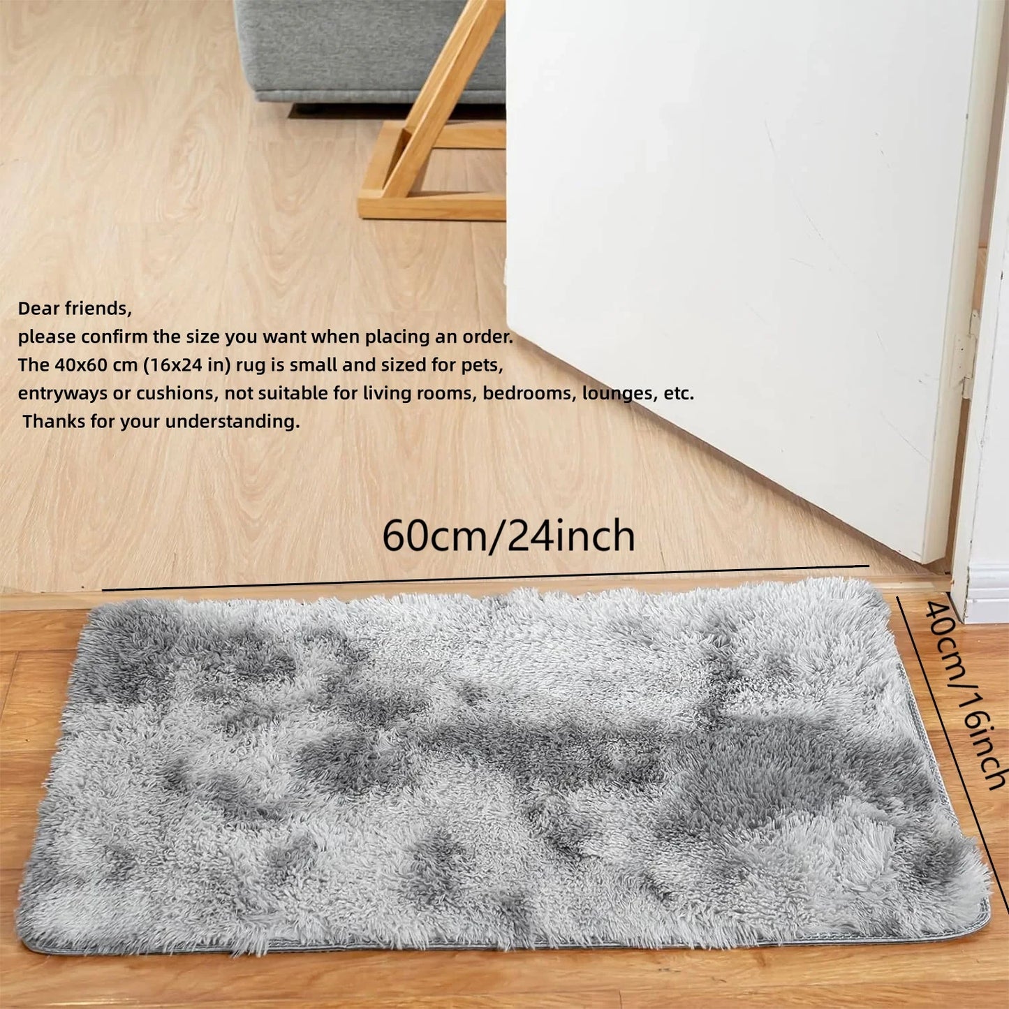 VIKAMA Tie-Dye Plush Carpet Living Room Decoration Soft Fluffy Home Mat Children's Room Baby Crawling Non-Slip Blanket Éditions Traditions & Modernité Inc. 186083195;20260613;1781386245LjUFR
