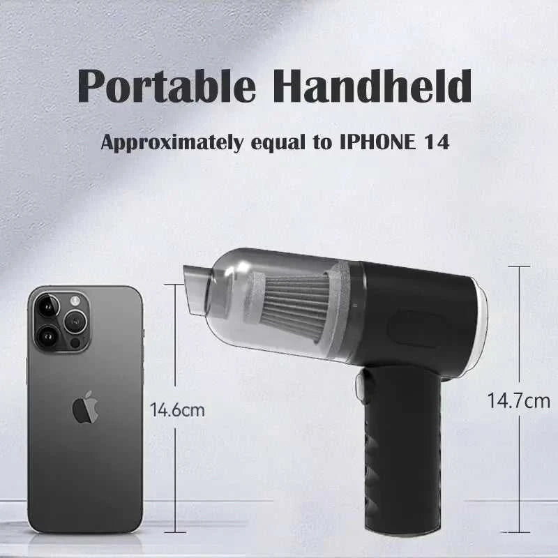 9000Pa Wireless Car Vacuum Cleaner USB Charging 1200mAh Portable Cleaning Appliance Mini Wet and Dry Vacuum Cleaner Household Éditions Traditions & Modernité Inc. 186082177;20260613;1781385880GQNLl