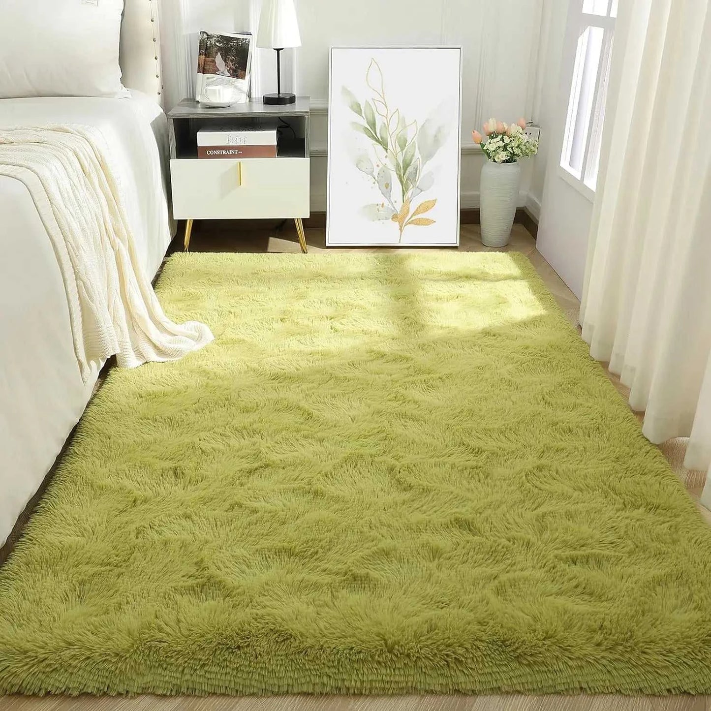 VIKAMA Tie-Dye Plush Carpet Living Room Decoration Soft Fluffy Home Mat Children's Room Baby Crawling Non-Slip Blanket Éditions Traditions & Modernité Inc. 186083095;20260613;1781386246erLZW