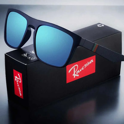 Fashion Square Vintage Polarized Sunglasses Men Women Retro Driving Fishing Sun Glasses UV400 Eyewear