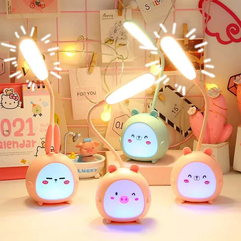 USB LED Desk Lamp Rabbit Light Cute Cartoon Lamp USB Rechargeable LED Reading Light Eye Protection Colorful Night Light New Éditions Traditions & Modernité Inc. 184322838;2026054;1777904491BgfRc