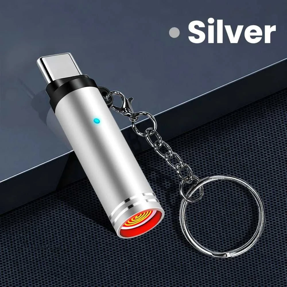 Mini Type C Mobile Phone Cigarette Lighter Air Blowing Cigarette Lighter Outdoor Safety USB C Lighter Adapter For iPhone 17 Pro Éditions Traditions & Modernité Inc. 186225325;20260617;1781705832d4O9r