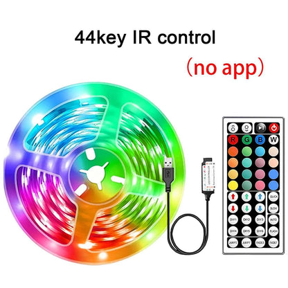 RGB Led Strip Lights 5m 10m 20m 30m Led Room Light with APP Control Flexible Ribbon Luces Led Tape for Room Bedroom Decoration Éditions Traditions & Modernité Inc. 186083046;20260613;1781386185IwkCp