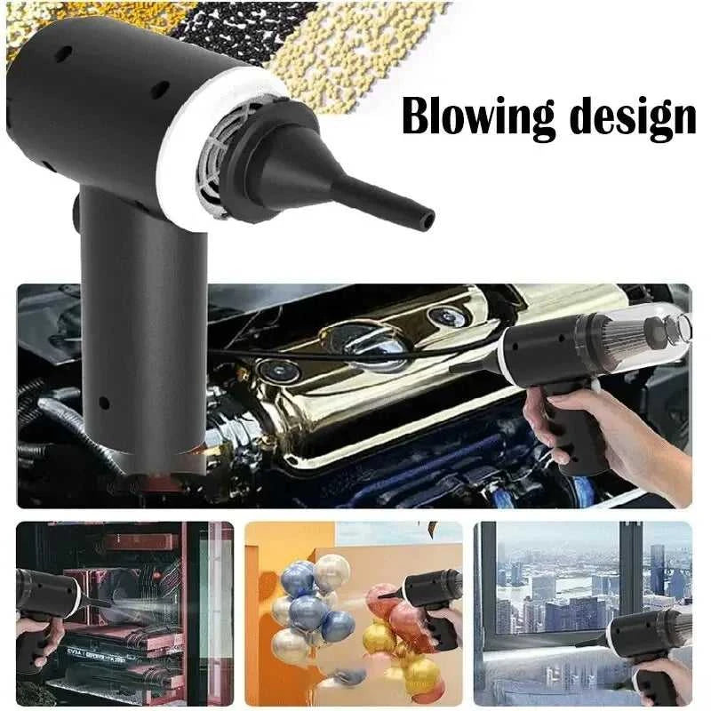 9000Pa Wireless Car Vacuum Cleaner USB Charging 1200mAh Portable Cleaning Appliance Mini Wet and Dry Vacuum Cleaner Household Éditions Traditions & Modernité Inc. 186226115;20260617;1781706444KTQOY